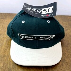 Nicklaus Dead Stock Hat Green 100% Wool Golf Cap New Without Tag Father's Day